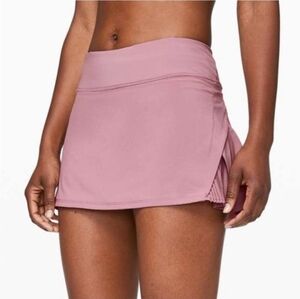 NWT Lululemon Play Off The Pleats Skirt Skort 12 Figue Tennis Pickleball Golf
